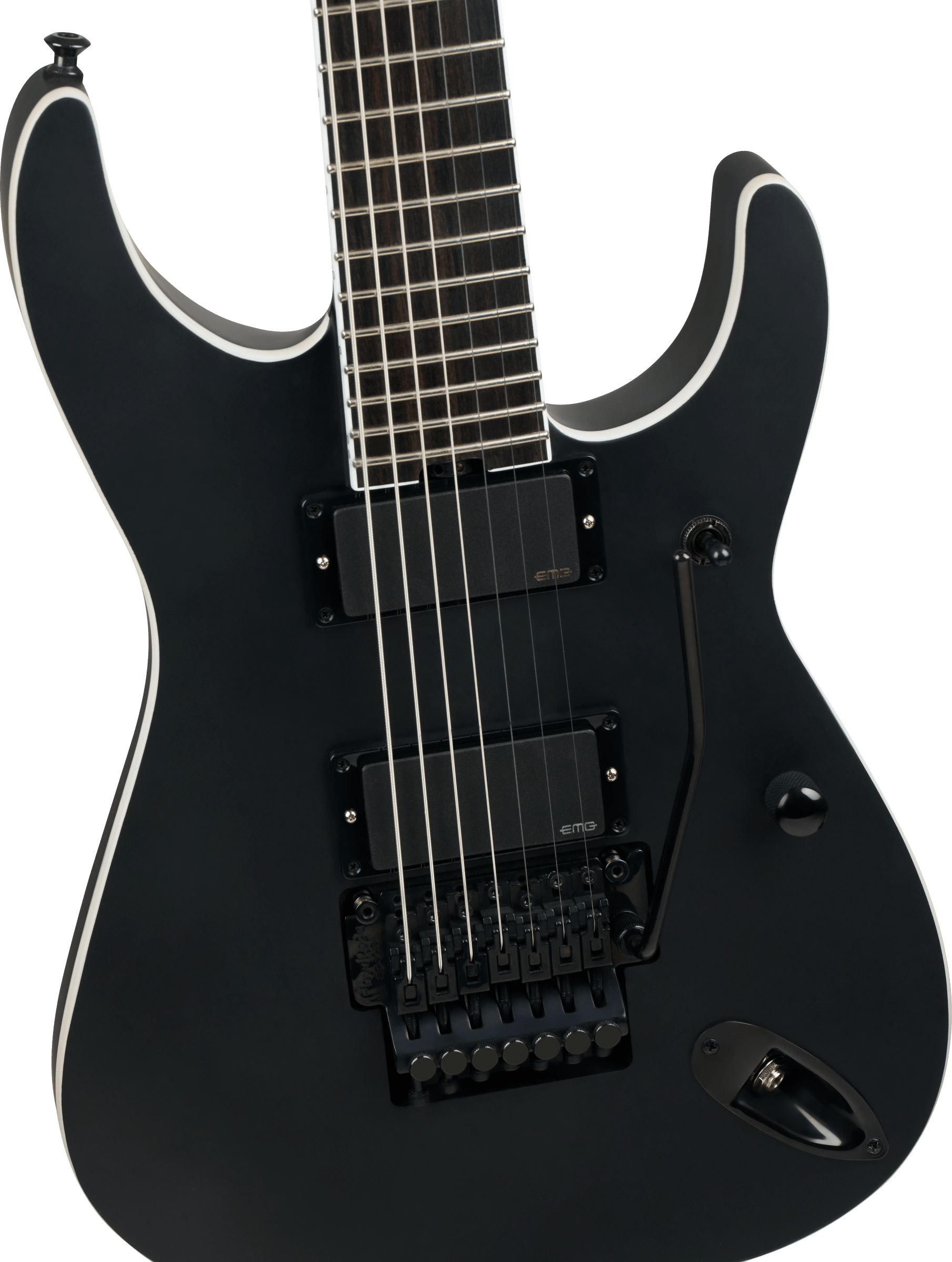 Jackson Sl7 Soloist Pro Series Chris Rorland Signature Fr Hh Eb - Satin Black - Guitarra eléctrica de autor - Variation 2