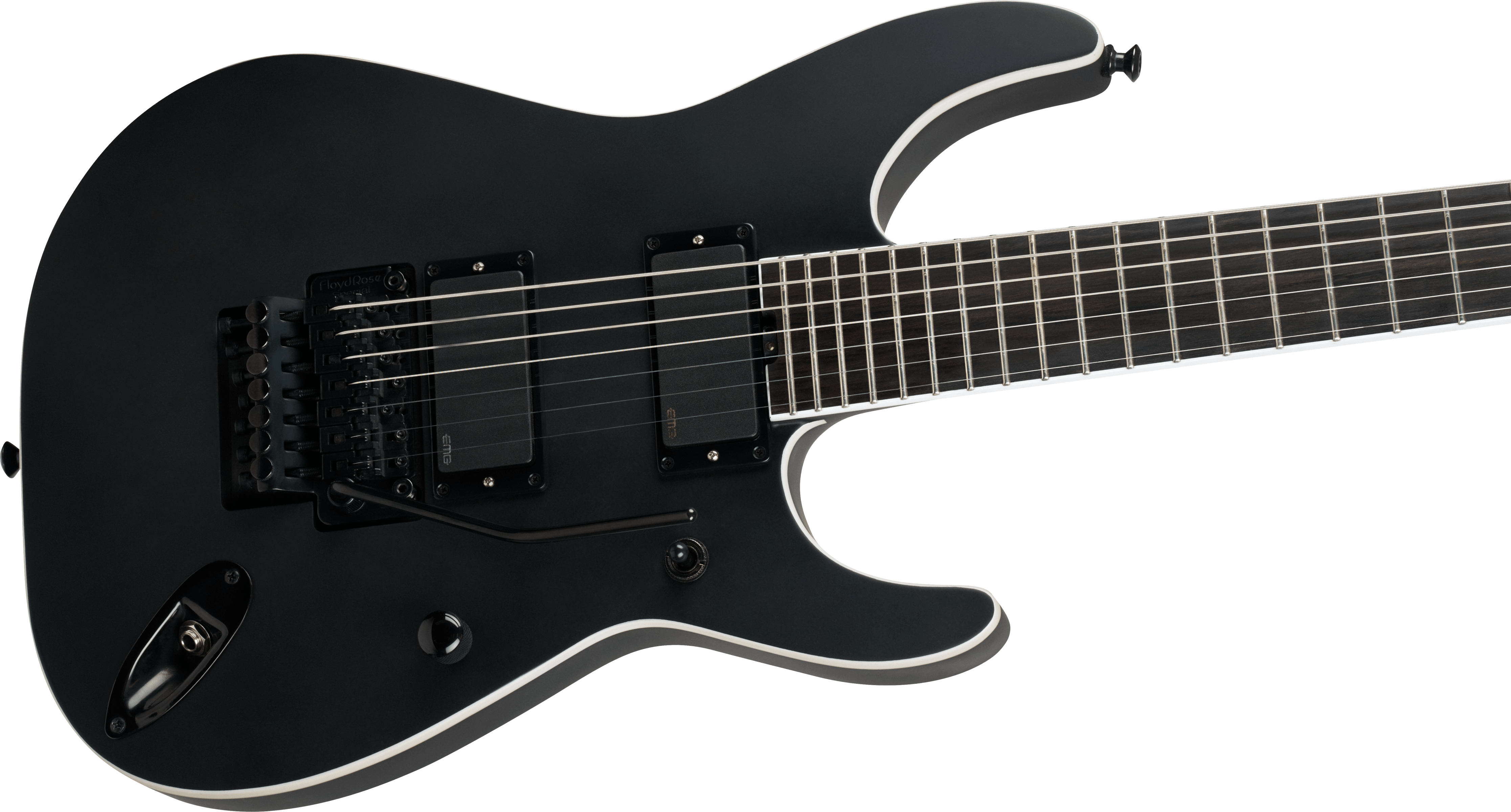 Jackson Sl7 Soloist Pro Series Chris Rorland Signature Fr Hh Eb - Satin Black - Guitarra eléctrica de autor - Variation 3