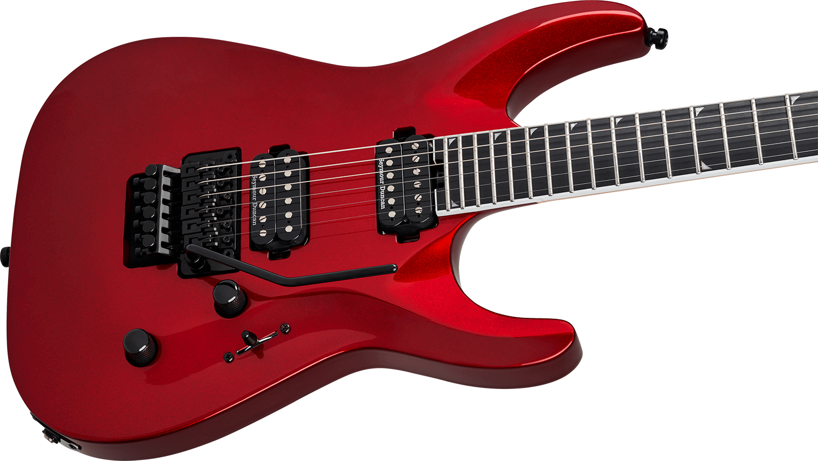Jackson Sla2 Pro Plus 2h Seymour Duncan Fr Eb - Red Crystal - Guitarra electrica metalica - Variation 2