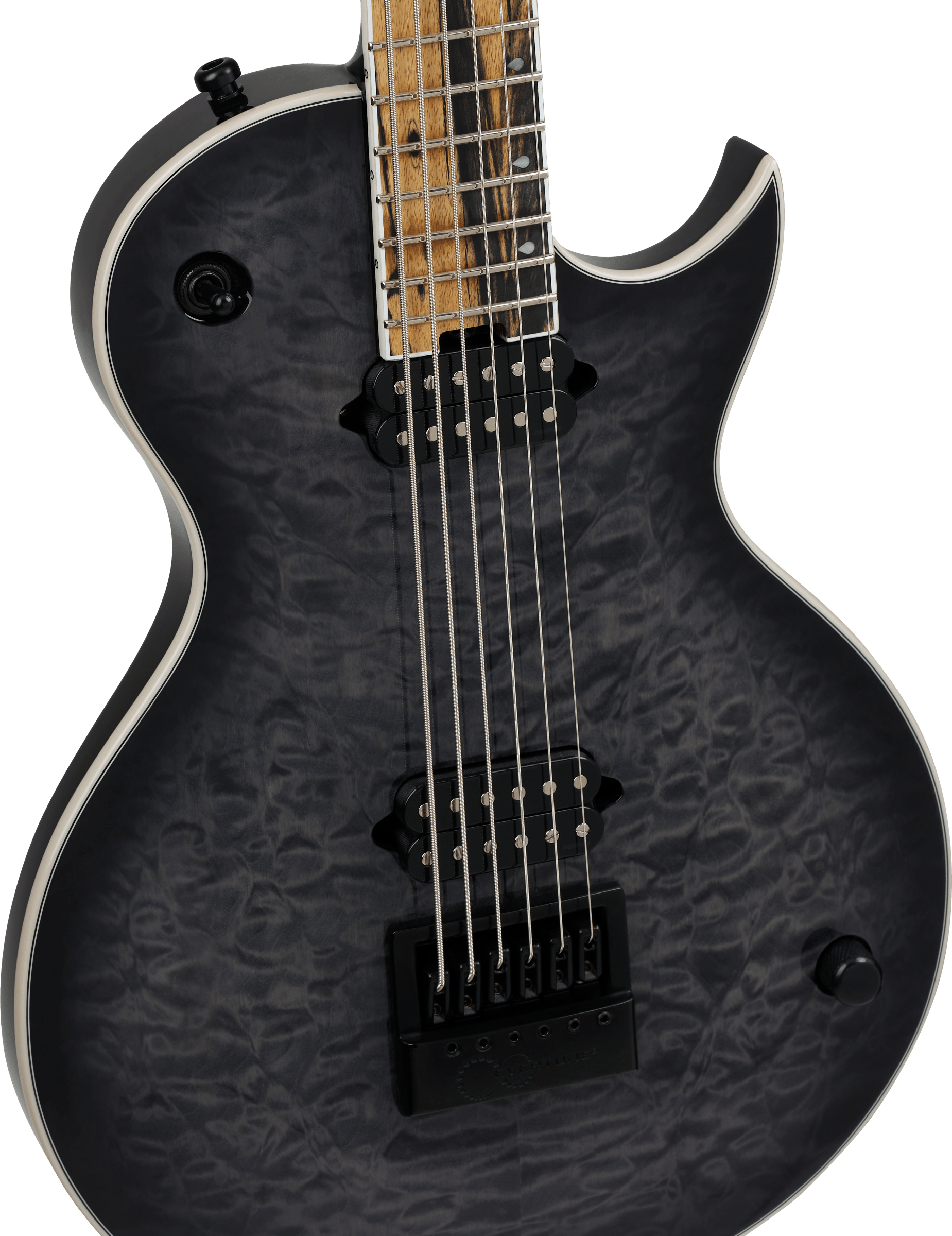 Jackson Sleep Token Iv Monarkh Pro Plus Signature Baryton Ht Ht Eb - Transparent Black Burst - Guitarra eléctrica barítono - Variation 2