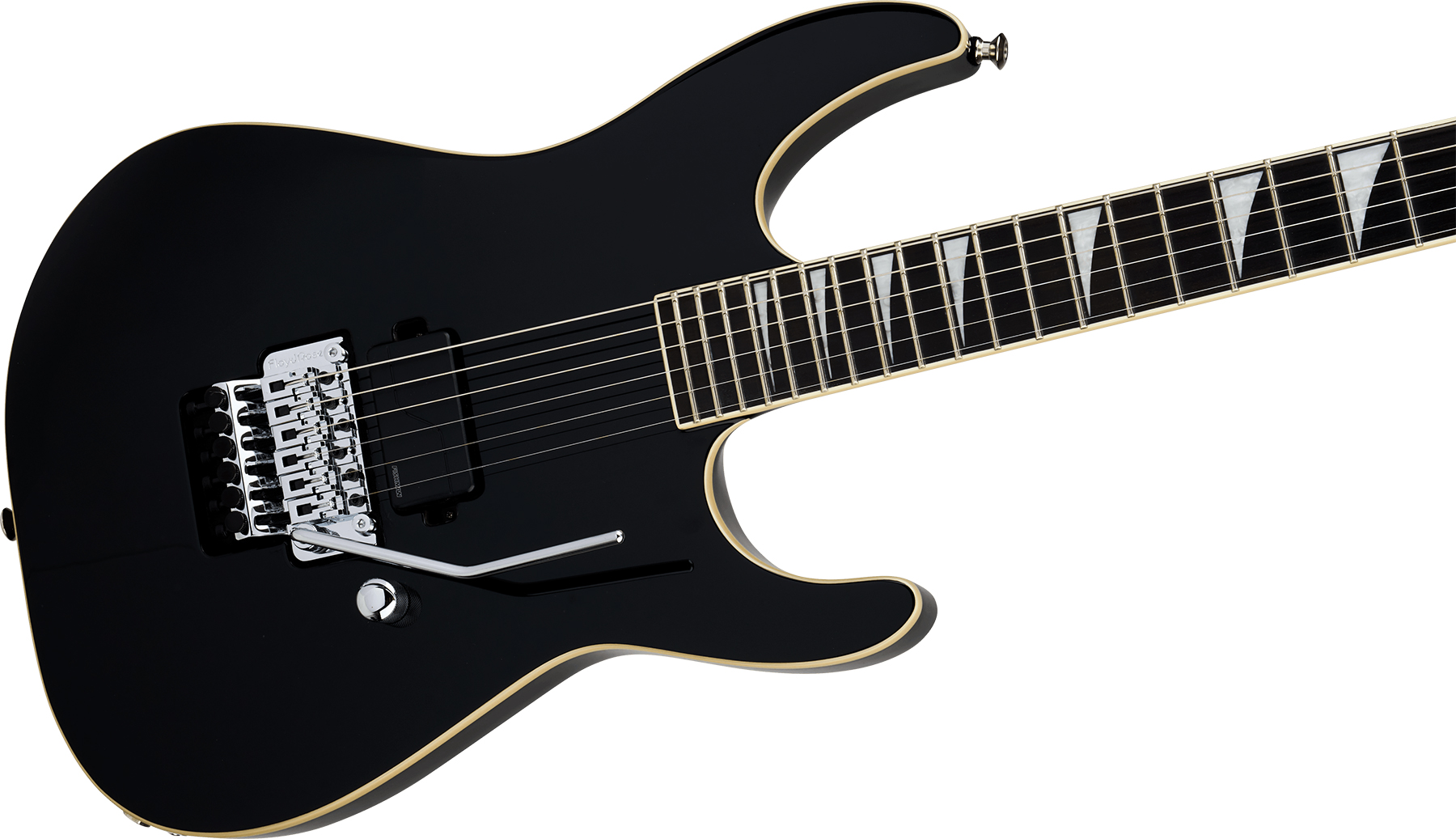 Jackson Soloist Sl1a Pro Plus Pure Metal 1h Fishman Fluence Modern Fr Eb - Gloss Black - Guitarra electrica metalica - Variation 2