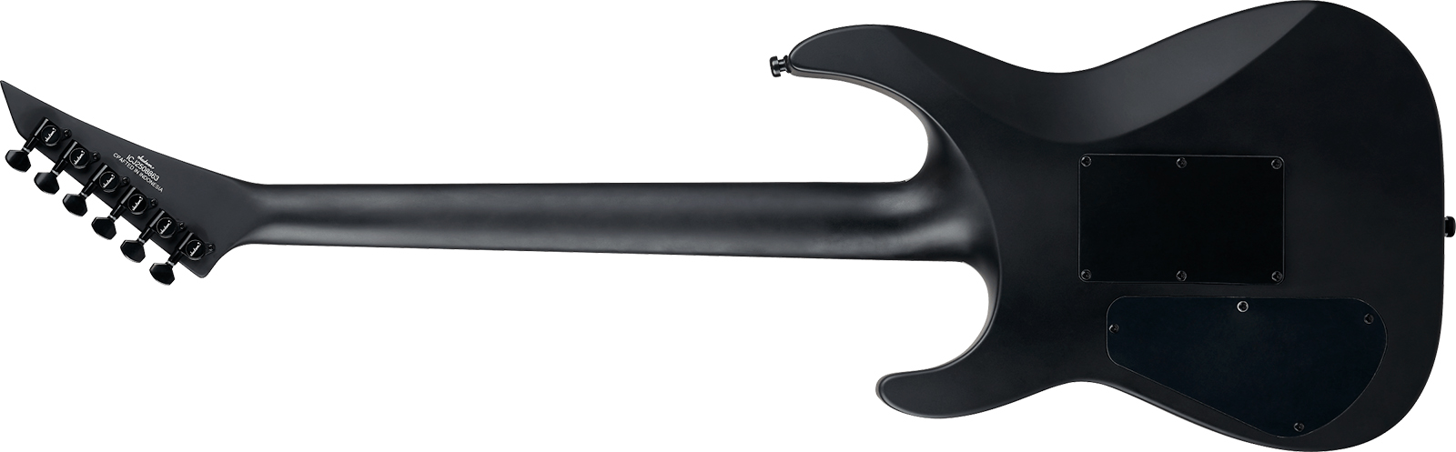 Jackson Soloist Sl1a Pure Metal Pro Plus 1h Fr Eb - 18/02 - Satin Black - Guitarra electrica metalica - Variation 1