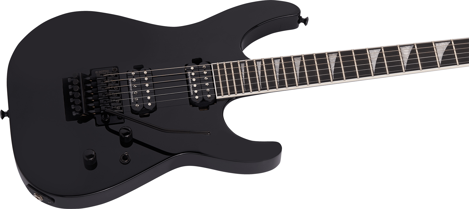 Jackson Soloist Sl2 Mj Jap 2h Seymour Duncan Fr Eb - Black - Guitarra electrica metalica - Variation 2