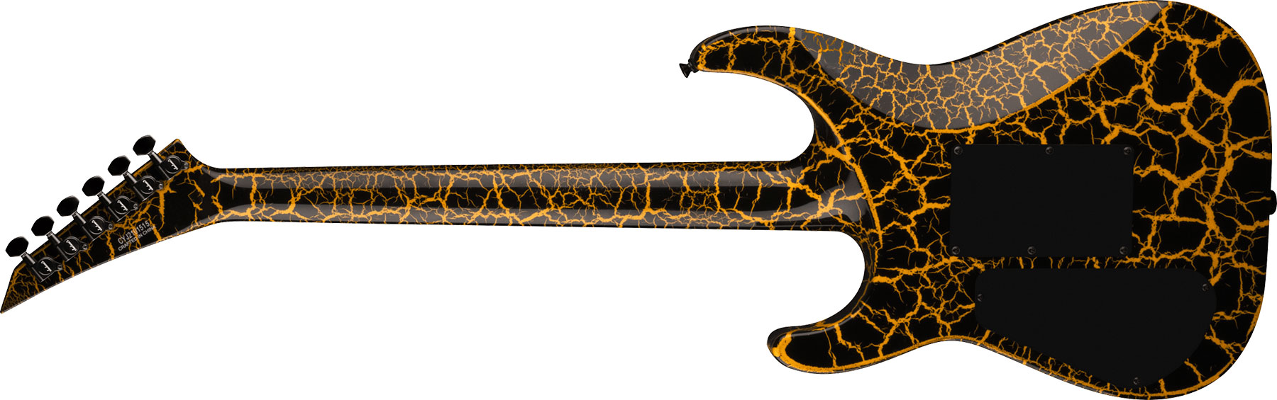 Jackson Soloist Sl3x Dx Hstst Fr Lau - Yellow Crackle - Guitarra eléctrica con forma de str. - Variation 1