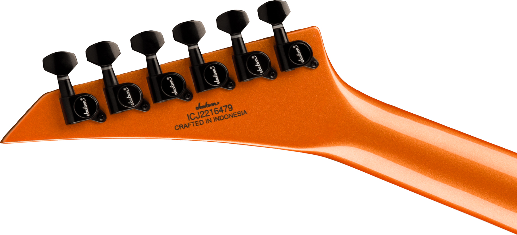 Jackson Soloist Sl3x Dx Hstst Fr Lau - Lambo Orange - Guitarra eléctrica con forma de str. - Variation 3