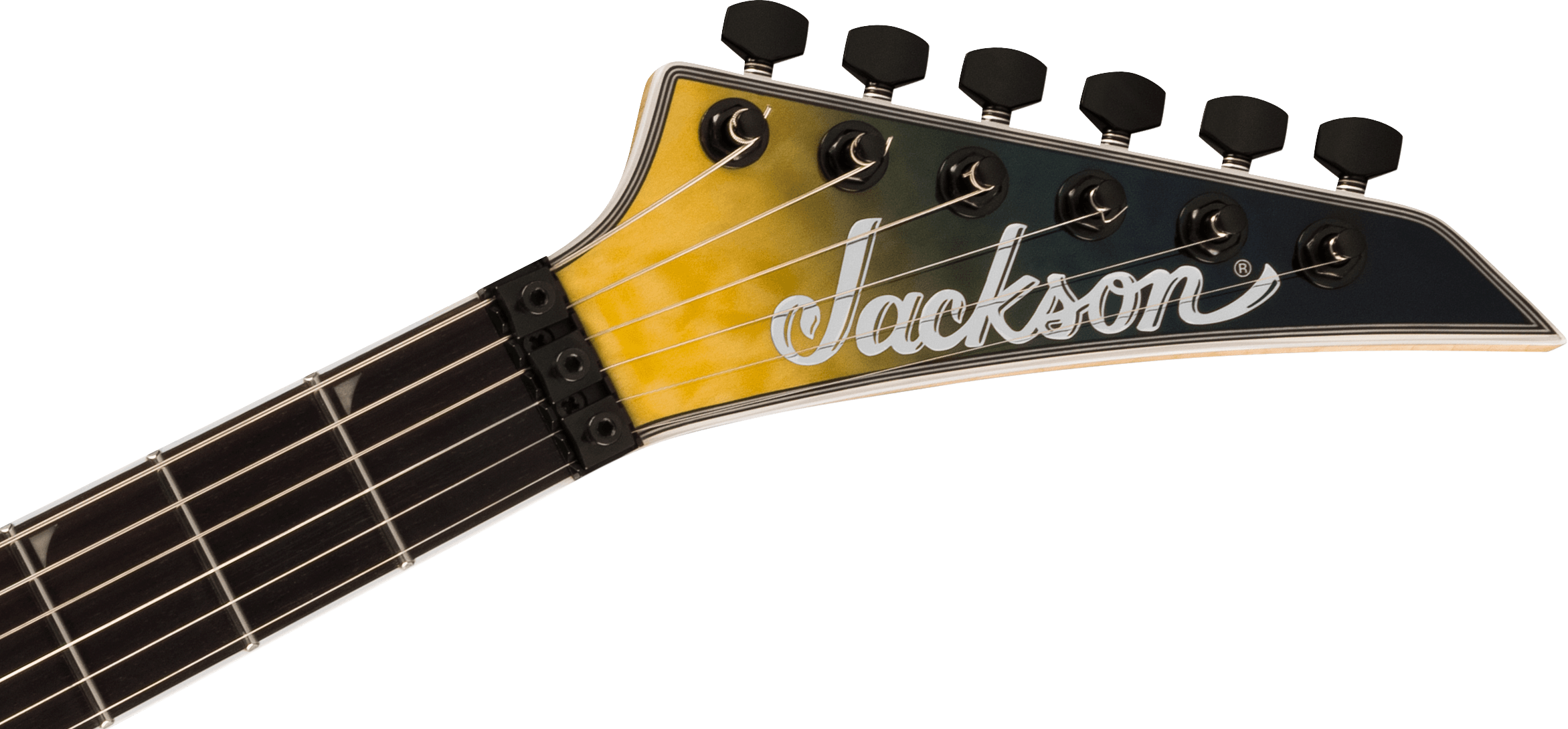 Jackson Soloist Sla3q Pro Plus Hss Seymour Duncan Fr Eb - Amber Blue Burst - Guitarra eléctrica con forma de str. - Variation 4