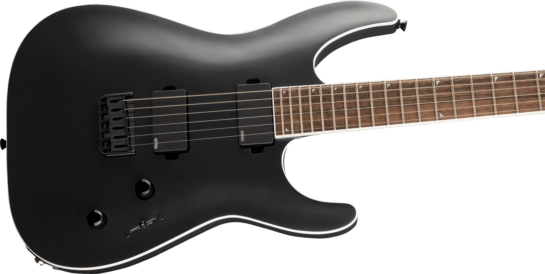 Jackson Soloist Sla6 Dx Baritone 2h Emg Ht Lau - Satin Black - Guitarra eléctrica barítono - Variation 2
