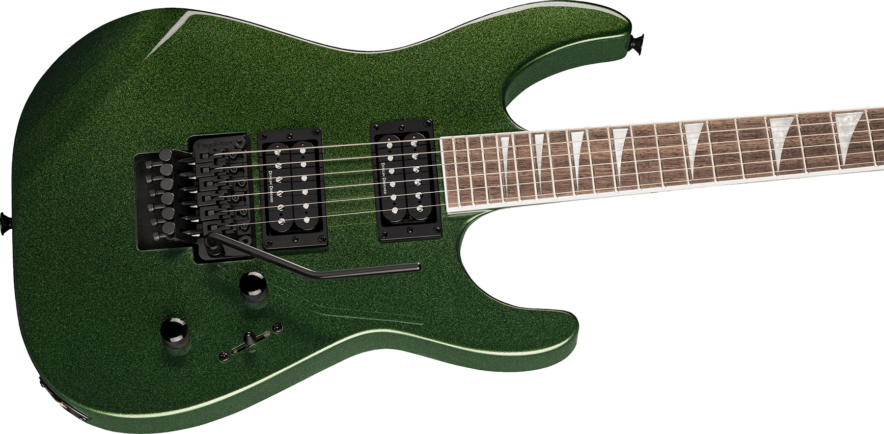 Jackson Soloist Slx Dx 2h Fr Lau - Manalishi Green - Guitarra eléctrica de doble corte - Variation 2