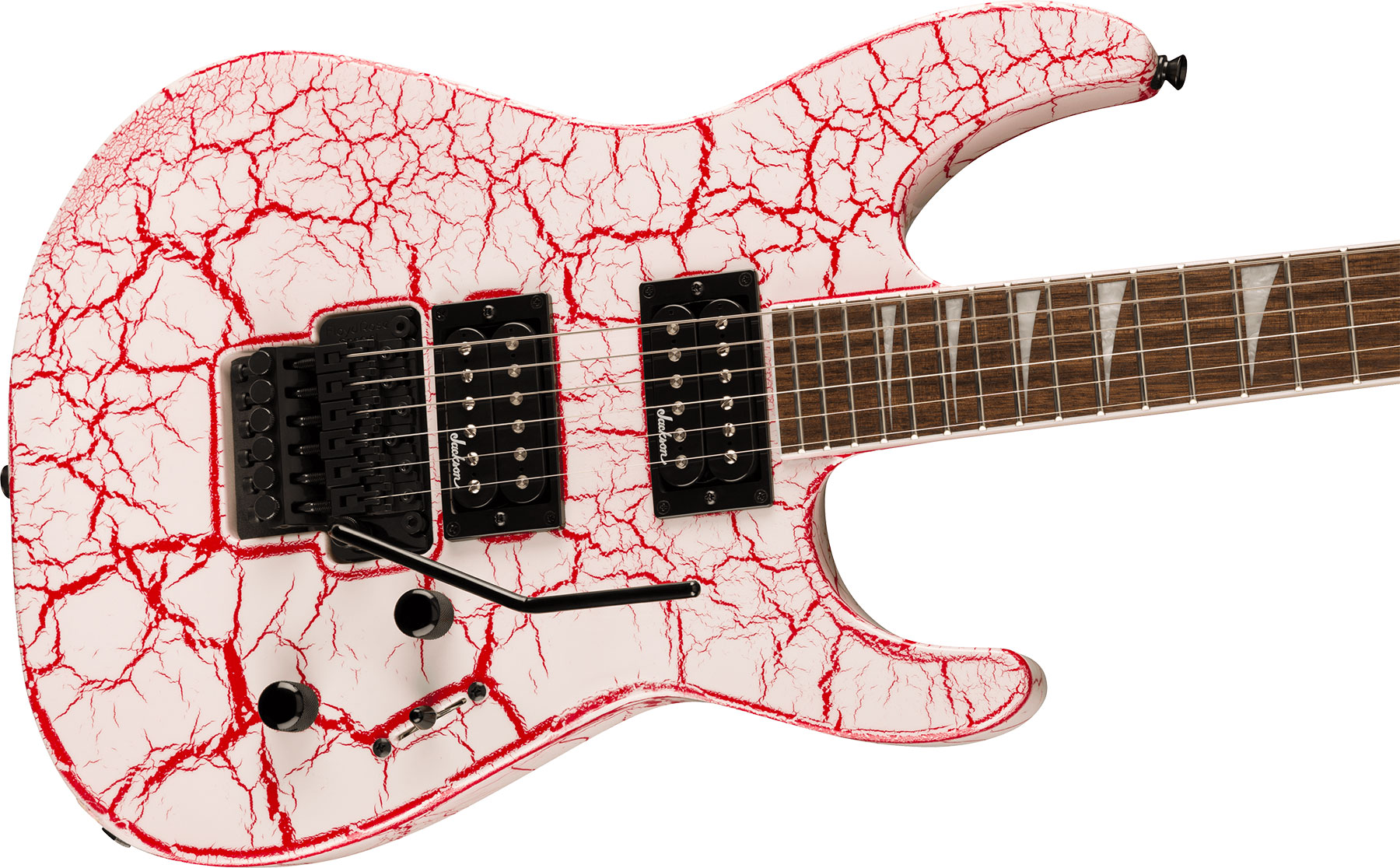 Jackson Soloist Slx Dx X-series Fr 2h Lau - Bloodshot Crackle - Guitarra electrica metalica - Variation 2