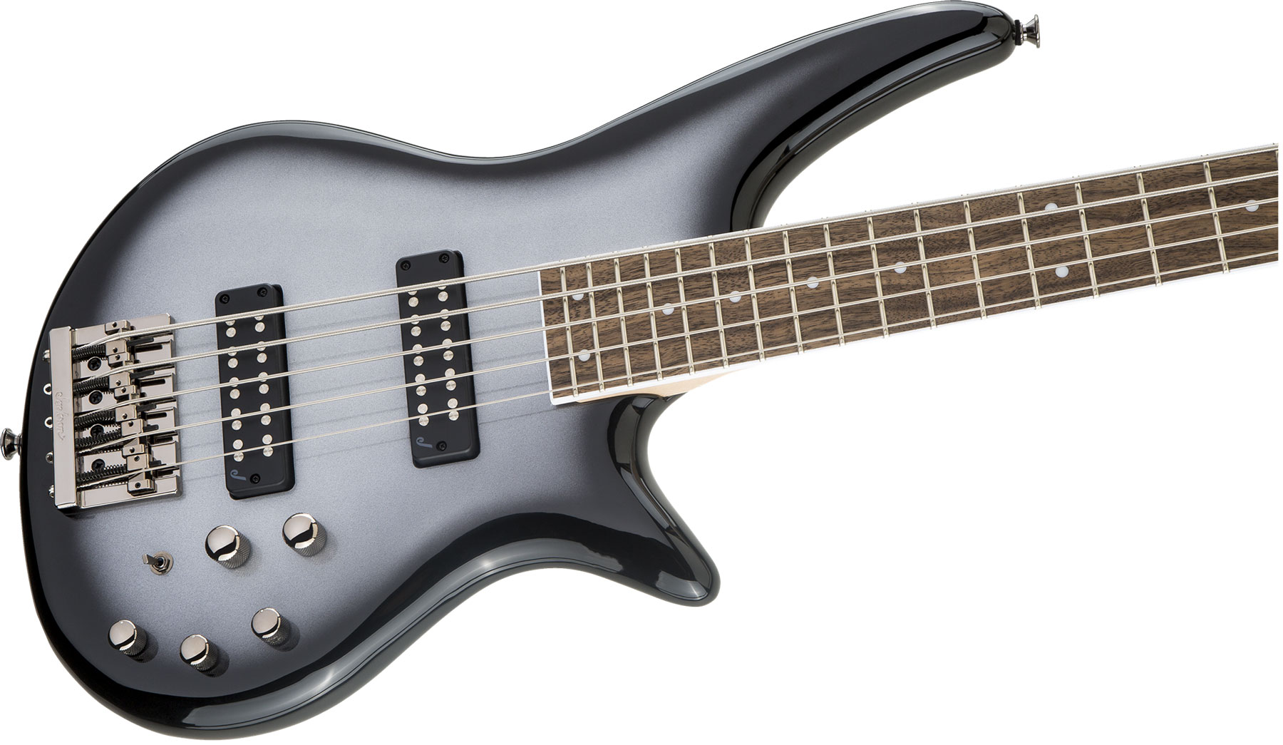 Jackson Spectra Bass Js3v 5c Active Lau - Silverburst - Bajo eléctrico de cuerpo sólido - Variation 2