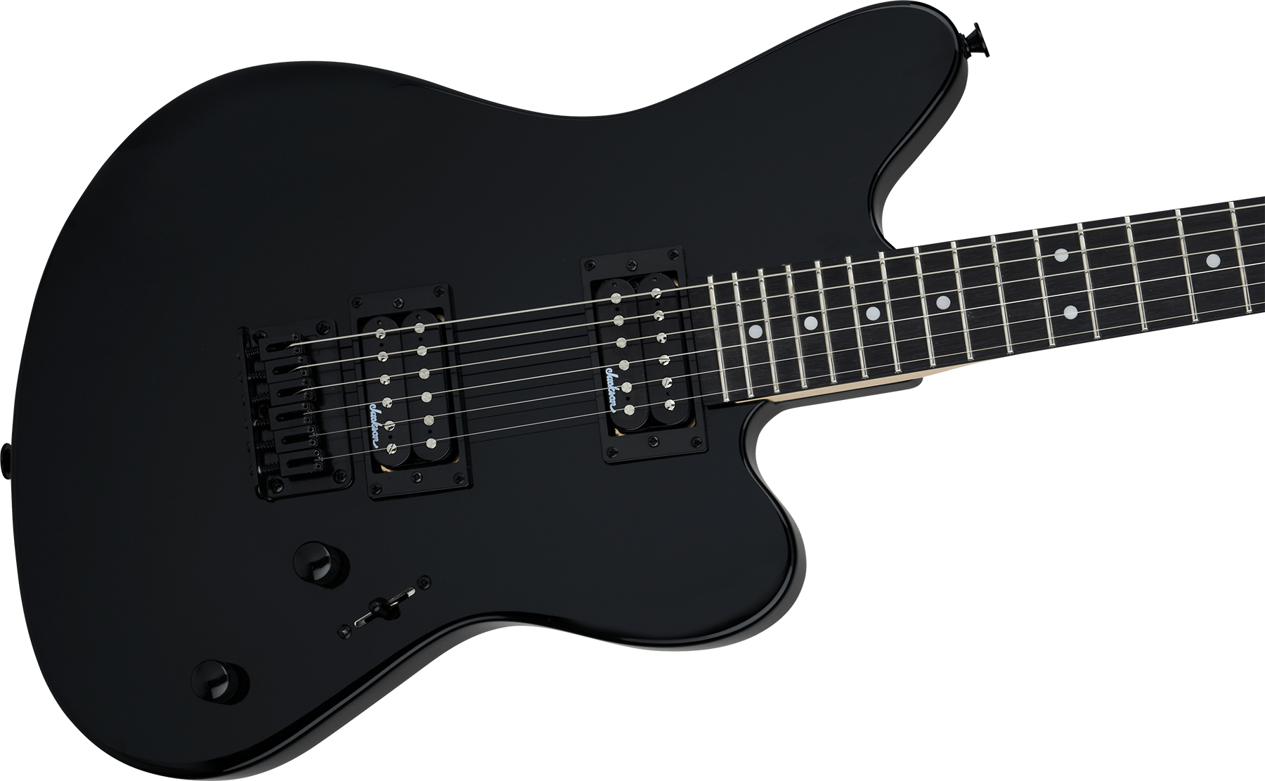 Jackson Surfcaster Js22 Ht 2h Ama - Gloss Black - Guitarra electrica retro rock - Variation 2