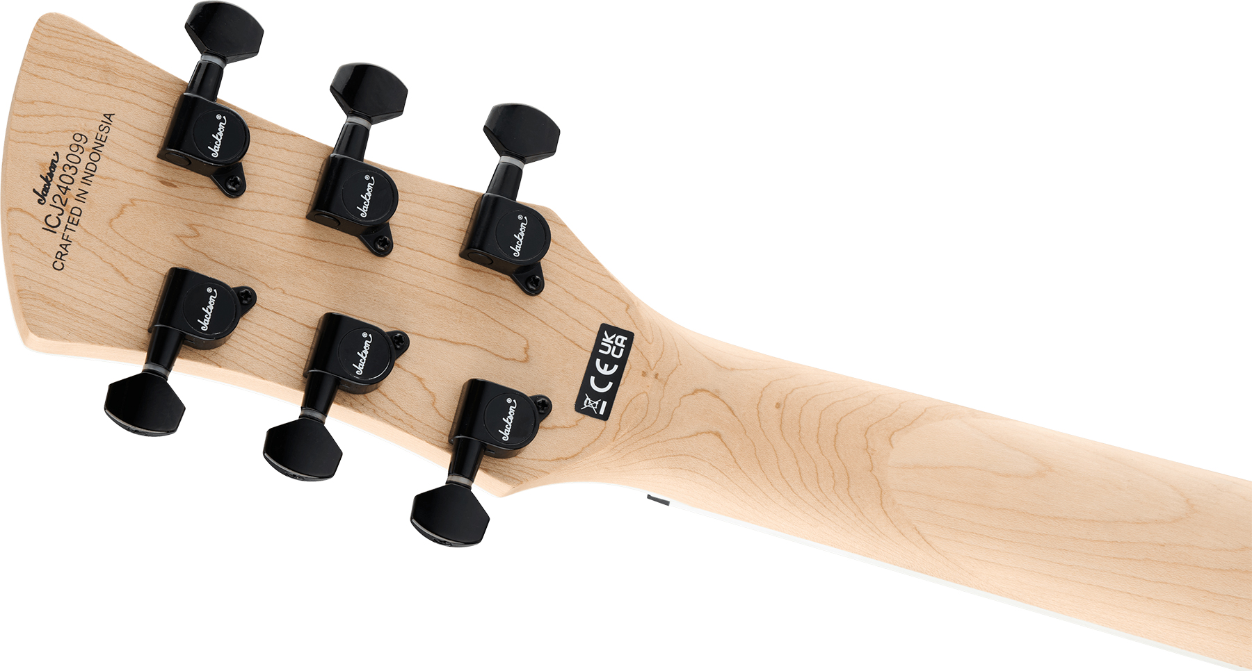 Jackson Surfcaster Sc Ht6 Ht 2h Lau - Satin Black - Guitarra electrica retro rock - Variation 3