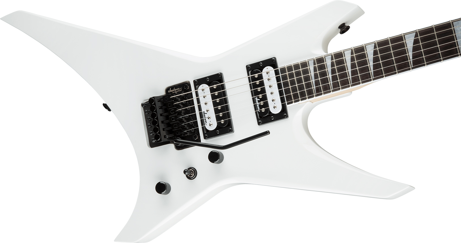 Jackson Warrior Js32 2h Fr Ama - Snow White - Guitarra electrica metalica - Variation 1