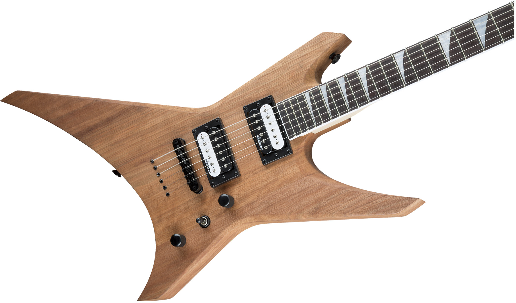 Jackson Warrior Js32t 2h Ht Ama - Natural Oil - Guitarra electrica metalica - Variation 2