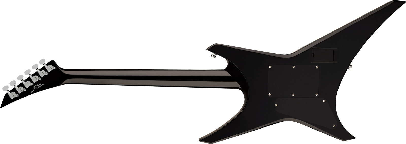 Jackson Warrior Wr1a Pro Plus Pure Metal Ltd 1h Fishman Fluence Modern Fr Eb - Gloss Black - Guitarra electrica metalica - Variation 1