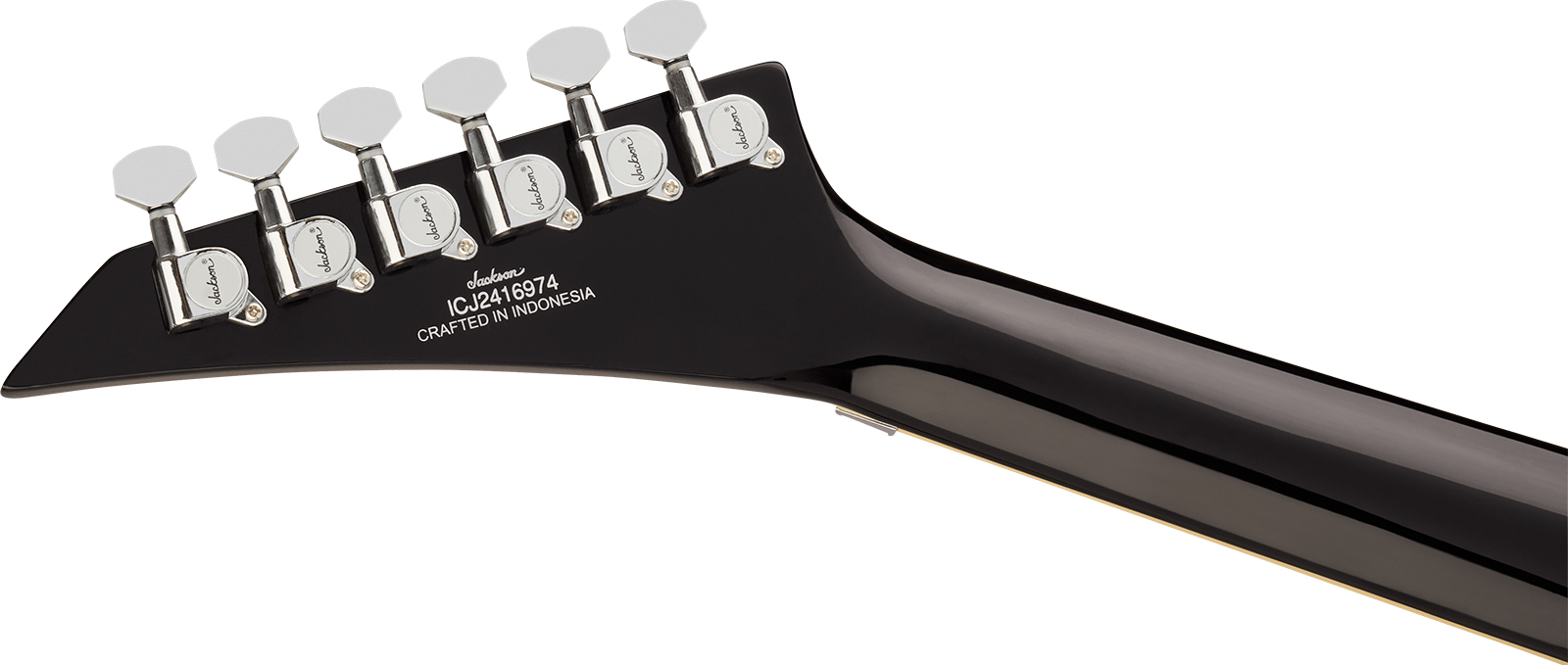 Jackson Warrior Wr1a Pro Plus Pure Metal Ltd 1h Fishman Fluence Modern Fr Eb - Gloss Black - Guitarra electrica metalica - Variation 3