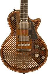 Guitarra eléctrica de corte único. James trussart SteelDeville #21179 - Rust o matic pinstriped caged