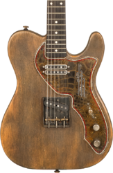 Guitarra eléctrica con forma de tel James trussart SteelGuard Caster #18035 - Rust o matic gator grey driftwood 