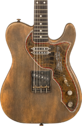 Guitarra eléctrica con forma de tel James trussart SteelGuard Caster #18035 - Rust o matic gator grey driftwood