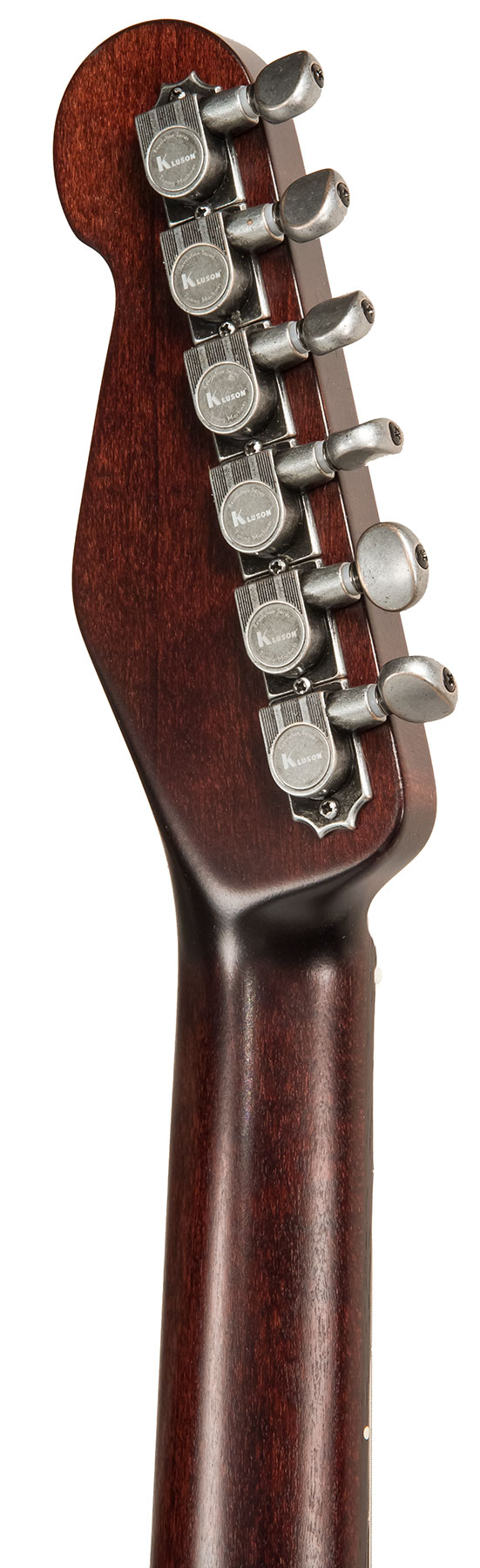 James Trussart Steelcaster Deluxe Perf. Back 2s Pf #20033 - Rust O Matic Cream Racing Stripes - Guitarra eléctrica con forma de tel - Variation 5