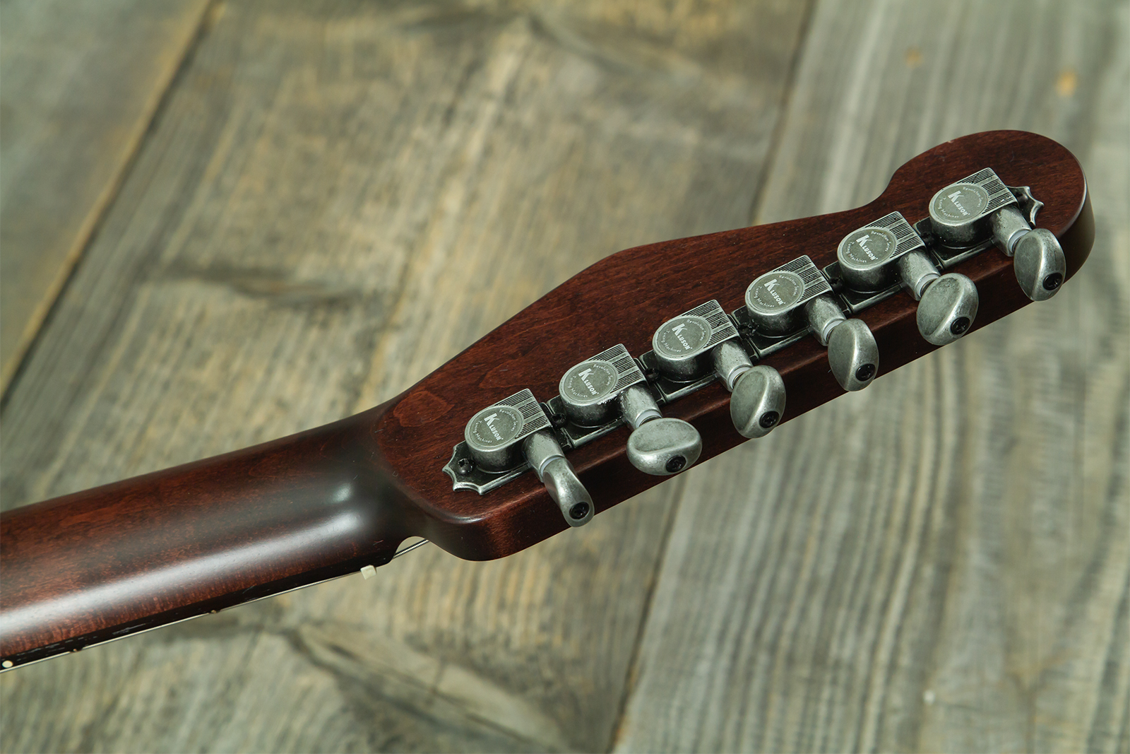 James Trussart Steelcaster Sh Ht Rw #26052 - Red Star Holey Gator Pickguard - Guitarra eléctrica semi caja - Variation 15