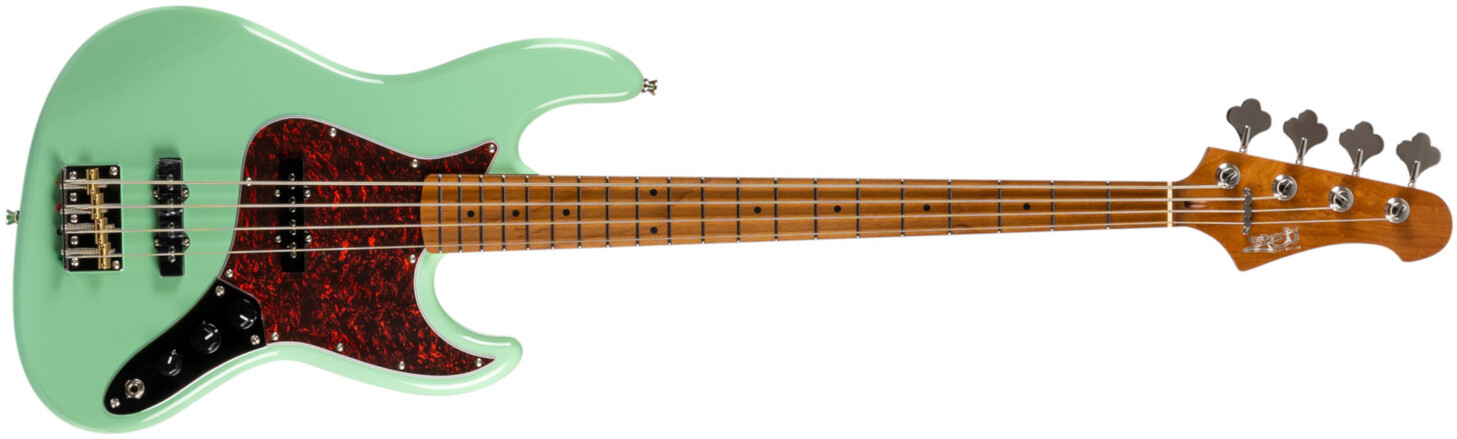 Jet Guitars Jjb300 Sfg Mn - Sea Foam Green - Bajo eléctrico de cuerpo sólido - Main picture