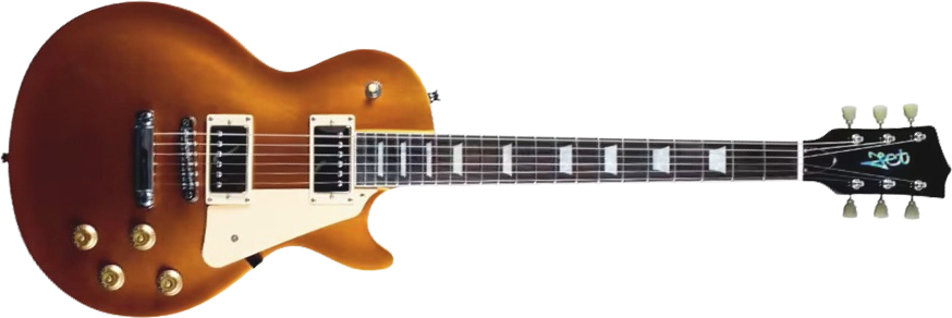 Jet Guitars Jl500 Gd 2h Ht Rw - Gold Top - Guitarra eléctrica de corte único. - Main picture
