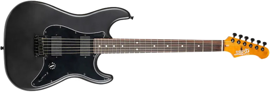Jet Guitars Js400 Mbk 2h Ht Rw - Matt Black - Guitarra electrica metalica - Main picture
