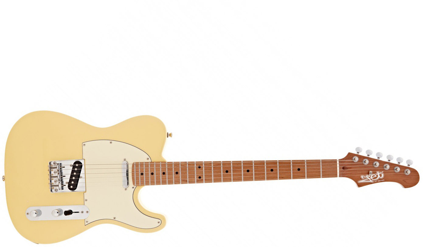 Jet Guitars Jt300 Bts 2s Ht Mn - Blonde - Guitarra eléctrica con forma de tel - Main picture