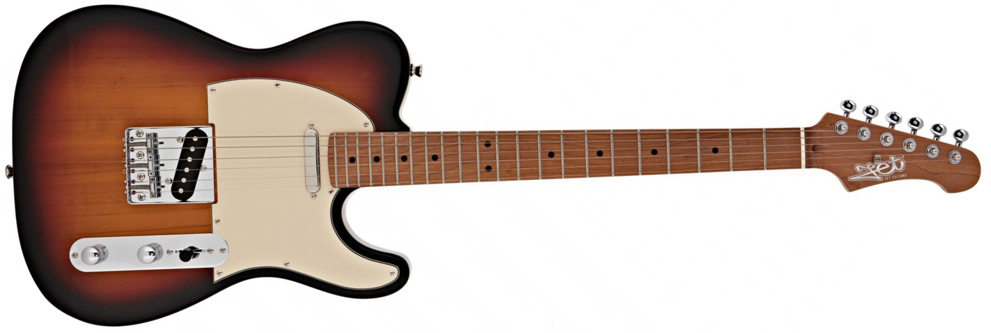 Jet Guitars Jt300 Sb 2s Ht Mn - Sunburst - Guitarra eléctrica con forma de tel - Main picture