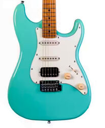 Guitarra eléctrica con forma de str. Jet guitars JS-400 SG - sea foam green