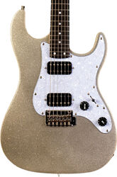 Guitarra eléctrica con forma de str. Jet guitars JS-500 SLS - Silver sparkle