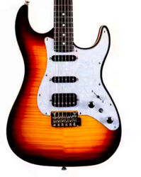 Guitarra eléctrica con forma de str. Jet guitars JS-600 BS - sunburst