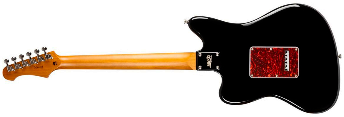 Jet Guitars Jj300 P90 Bk 2s Ht Mn - Black - Guitarra electrica retro rock - Variation 1