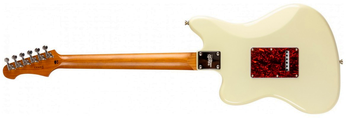Jet Guitars Jj300 P90 Ow 2s Ht Mn - Olympic White - Guitarra electrica retro rock - Variation 1