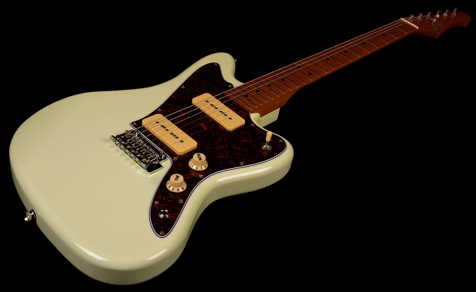 Jet Guitars Jj300 P90 Ow 2s Ht Mn - Olympic White - Guitarra electrica retro rock - Variation 2