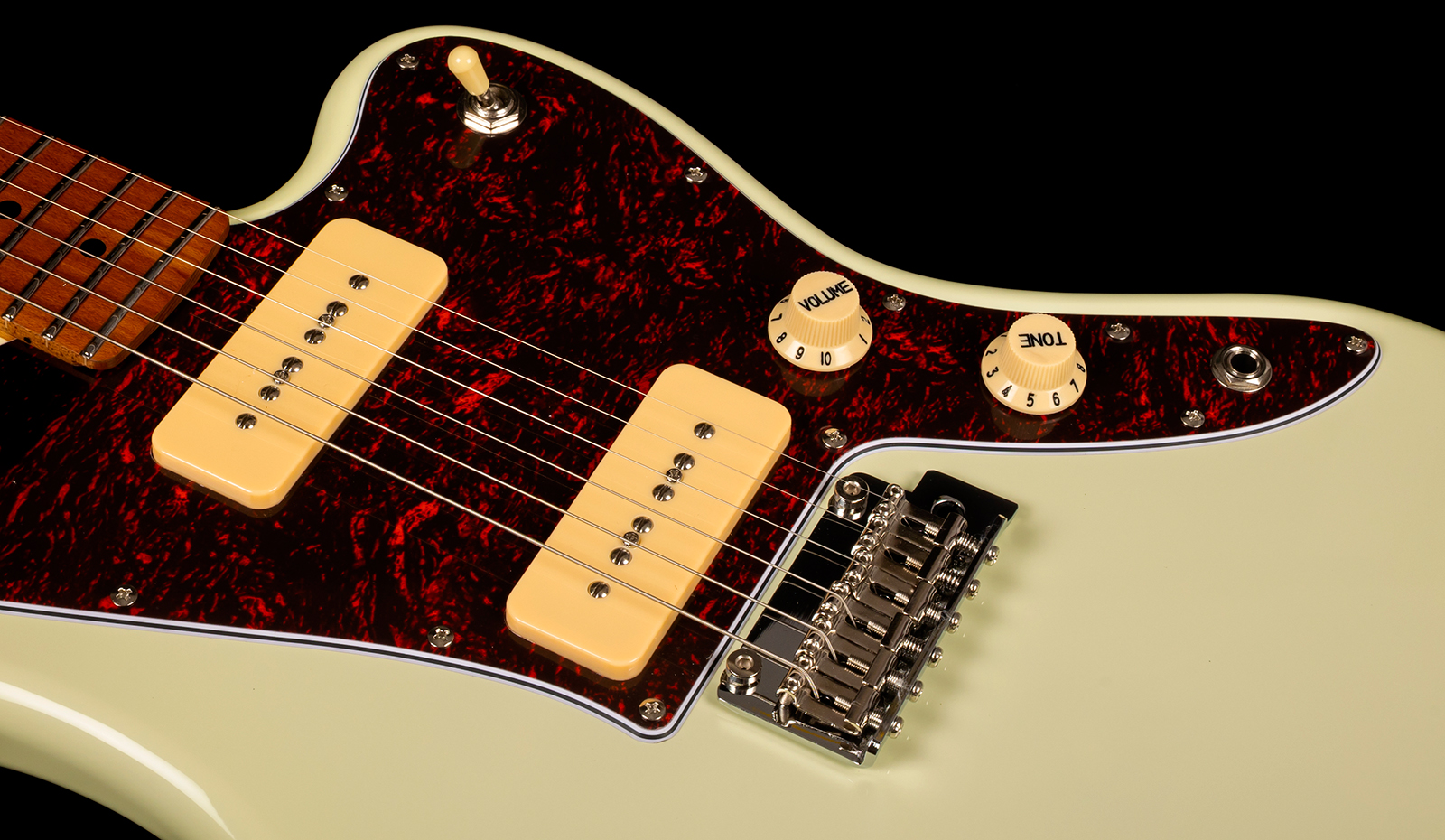 Jet Guitars Jj300 P90 Ow 2s Ht Mn - Olympic White - Guitarra electrica retro rock - Variation 3