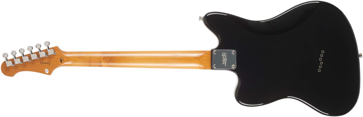 Jet Guitars Jj350 Bk 2h Ht Mn - Black - Guitarra electrica retro rock - Variation 1
