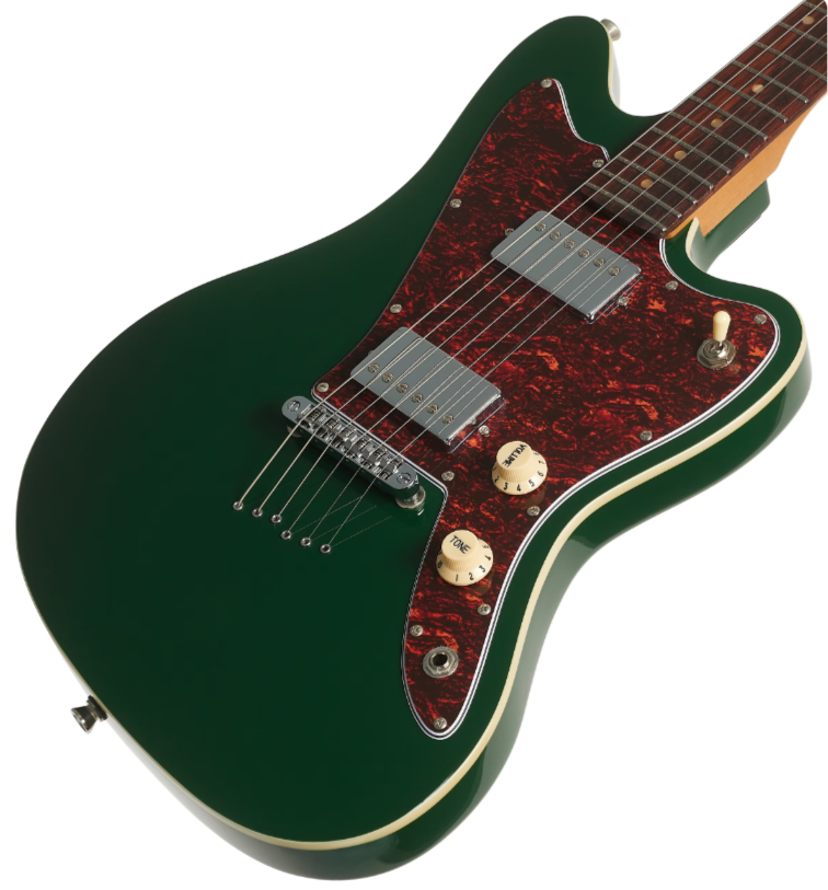 Jet Guitars Jj350 Gr 2h Ht Rw - Green - Guitarra electrica retro rock - Variation 2