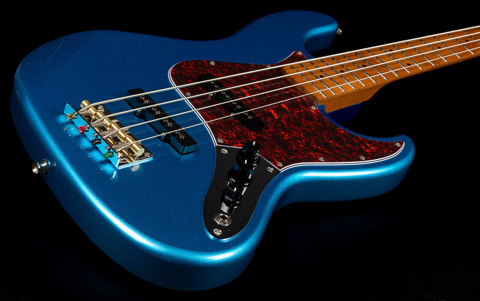 Jet Guitars Jjb300 Lpb Mn - Lake Placid Blue - Bajo eléctrico de cuerpo sólido - Variation 2