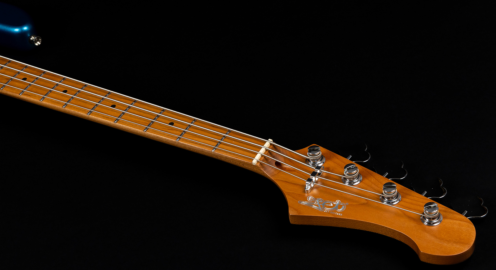Jet Guitars Jjb300 Lpb Mn - Lake Placid Blue - Bajo eléctrico de cuerpo sólido - Variation 3