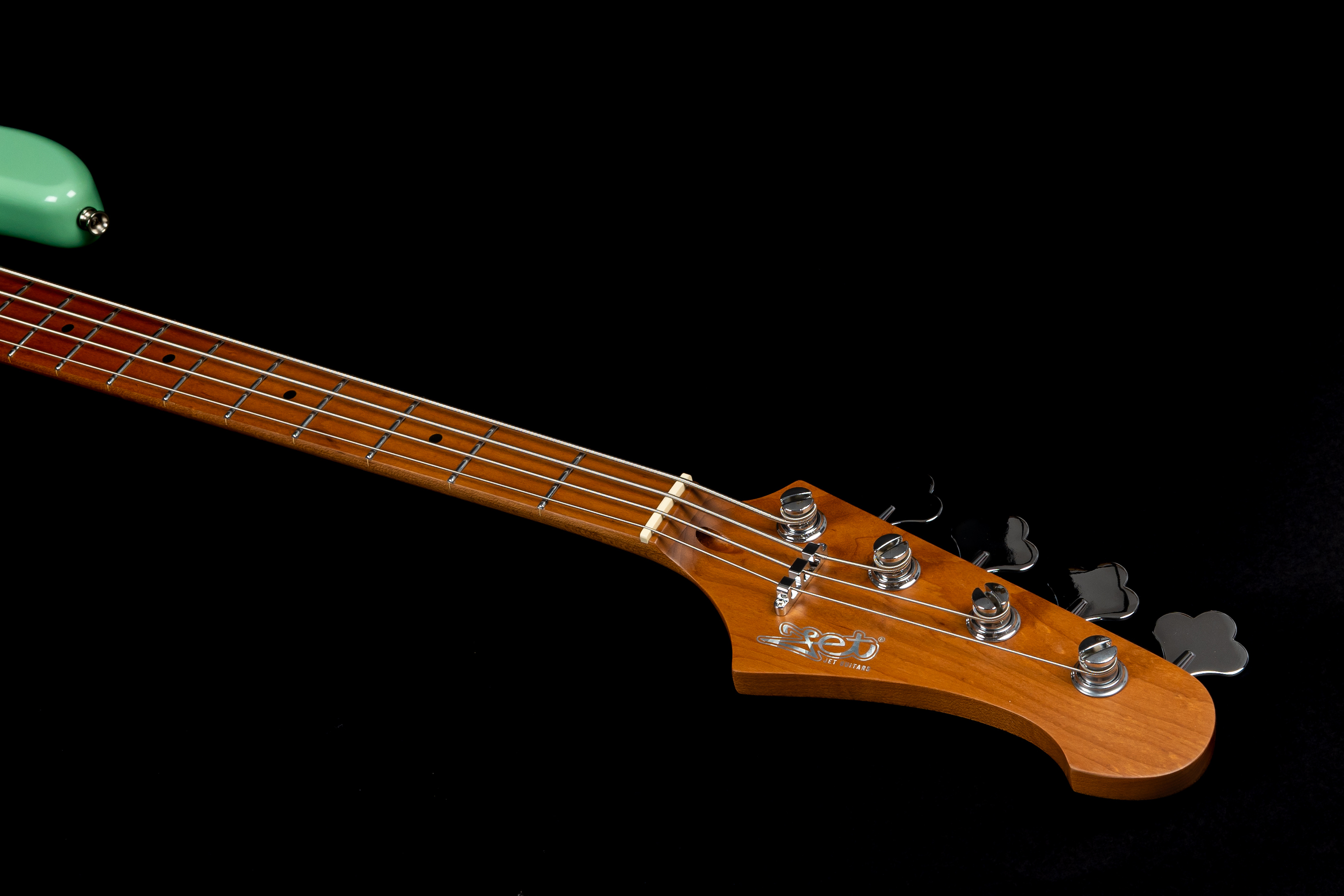 Jet Guitars Jjb300 Sfg Mn - Sea Foam Green - Bajo eléctrico de cuerpo sólido - Variation 2