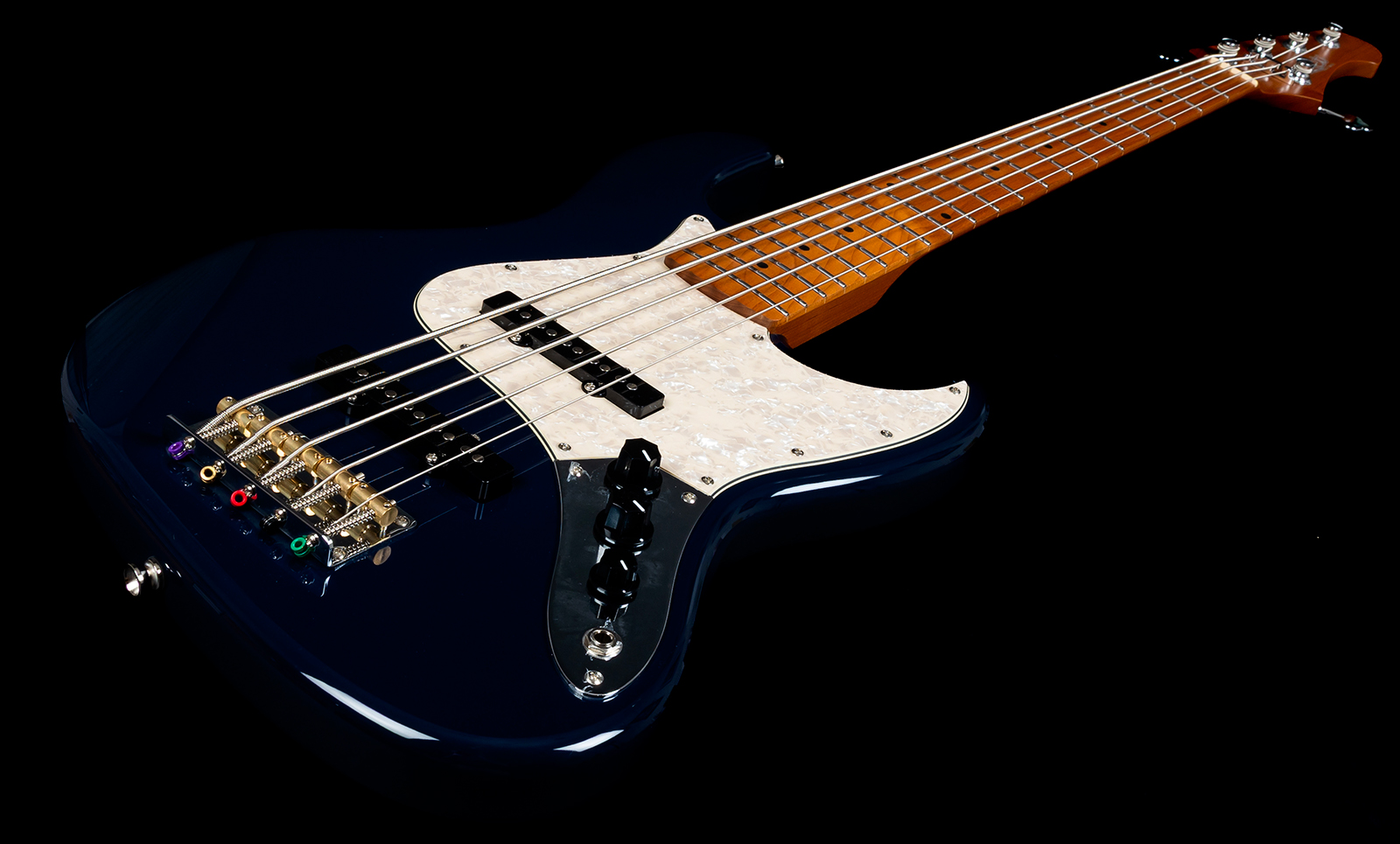 Jet Guitars Jjb305 Dbl 5c Mn - Deep Blue - Bajo eléctrico de cuerpo sólido - Variation 3