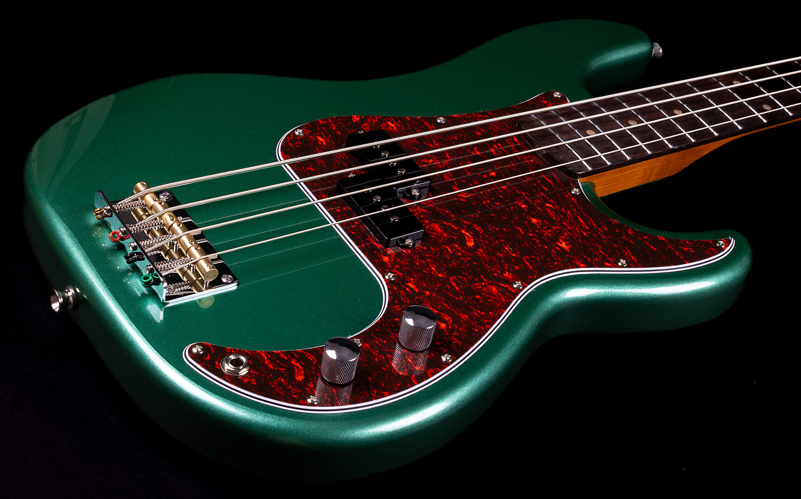 Jet Guitars Jpb300 Sg Rw - Green - Bajo eléctrico de cuerpo sólido - Variation 2