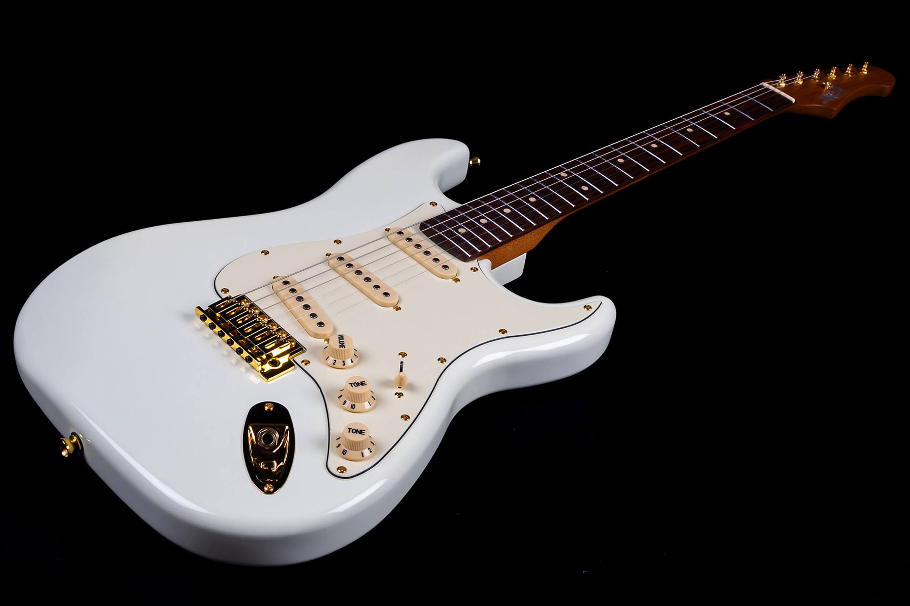 Jet Guitars Js-380 Ow G 3s Trem Rw - Olympic White - Guitarra eléctrica con forma de str. - Variation 2