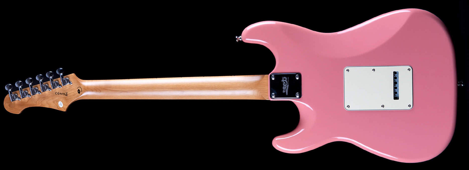 Jet Guitars Js300 Bgd 3s Trem Mn - Burgundy Pink - Guitarra eléctrica con forma de str. - Variation 2