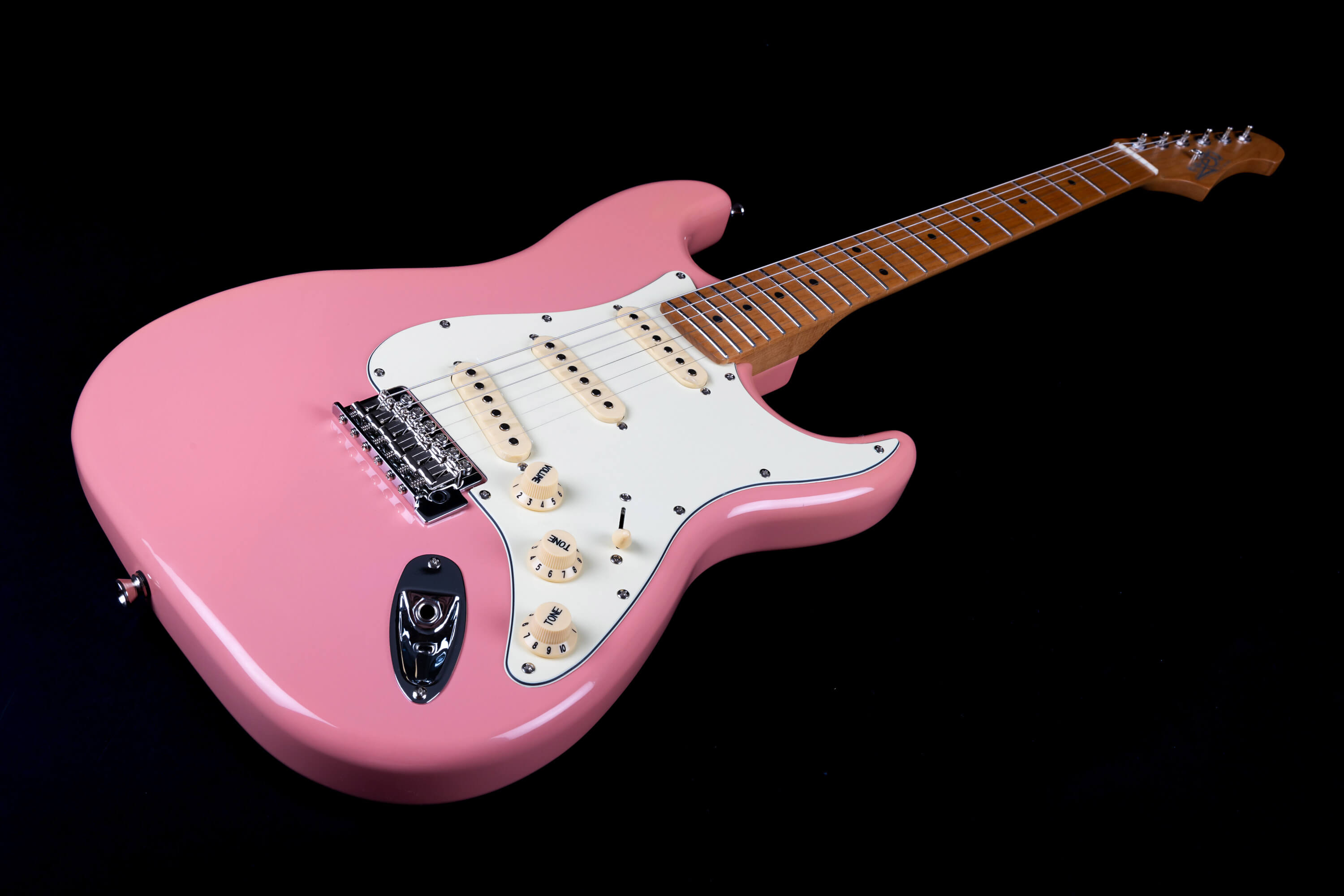 Jet Guitars Js300 Bgd 3s Trem Mn - Burgundy Pink - Guitarra eléctrica con forma de str. - Variation 3
