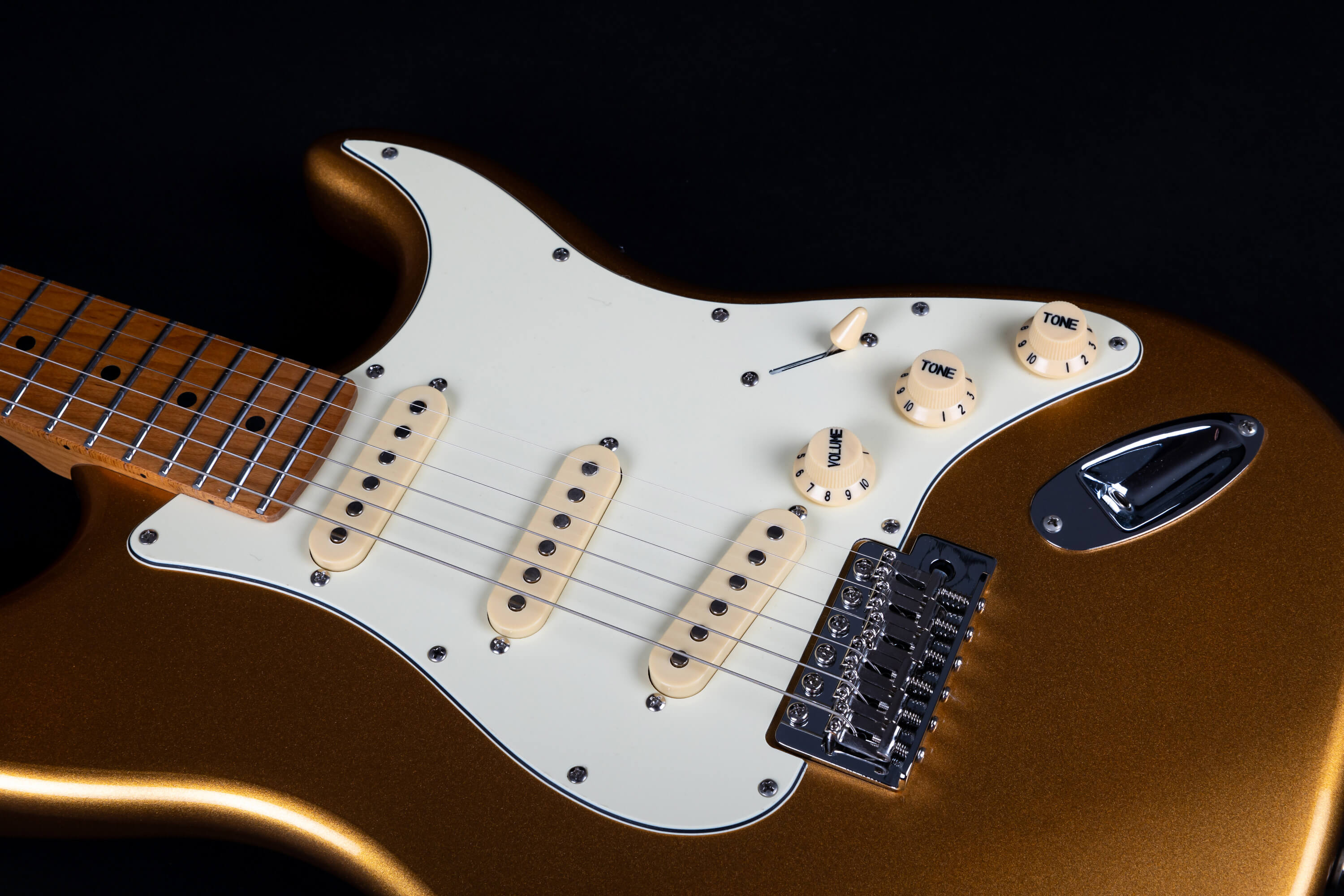 Jet Guitars Js300 Gd 3s Trem Mn - Gold - Guitarra eléctrica con forma de str. - Variation 3