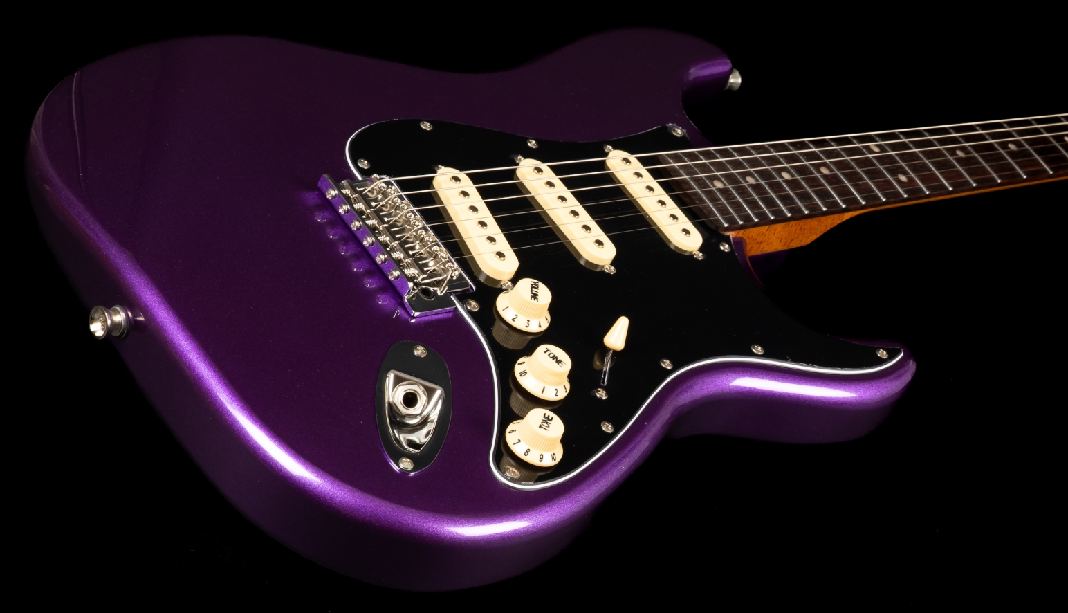 Jet Guitars Js300 Plm R 3s Trem Rw - Plum - Guitarra eléctrica con forma de str. - Variation 3