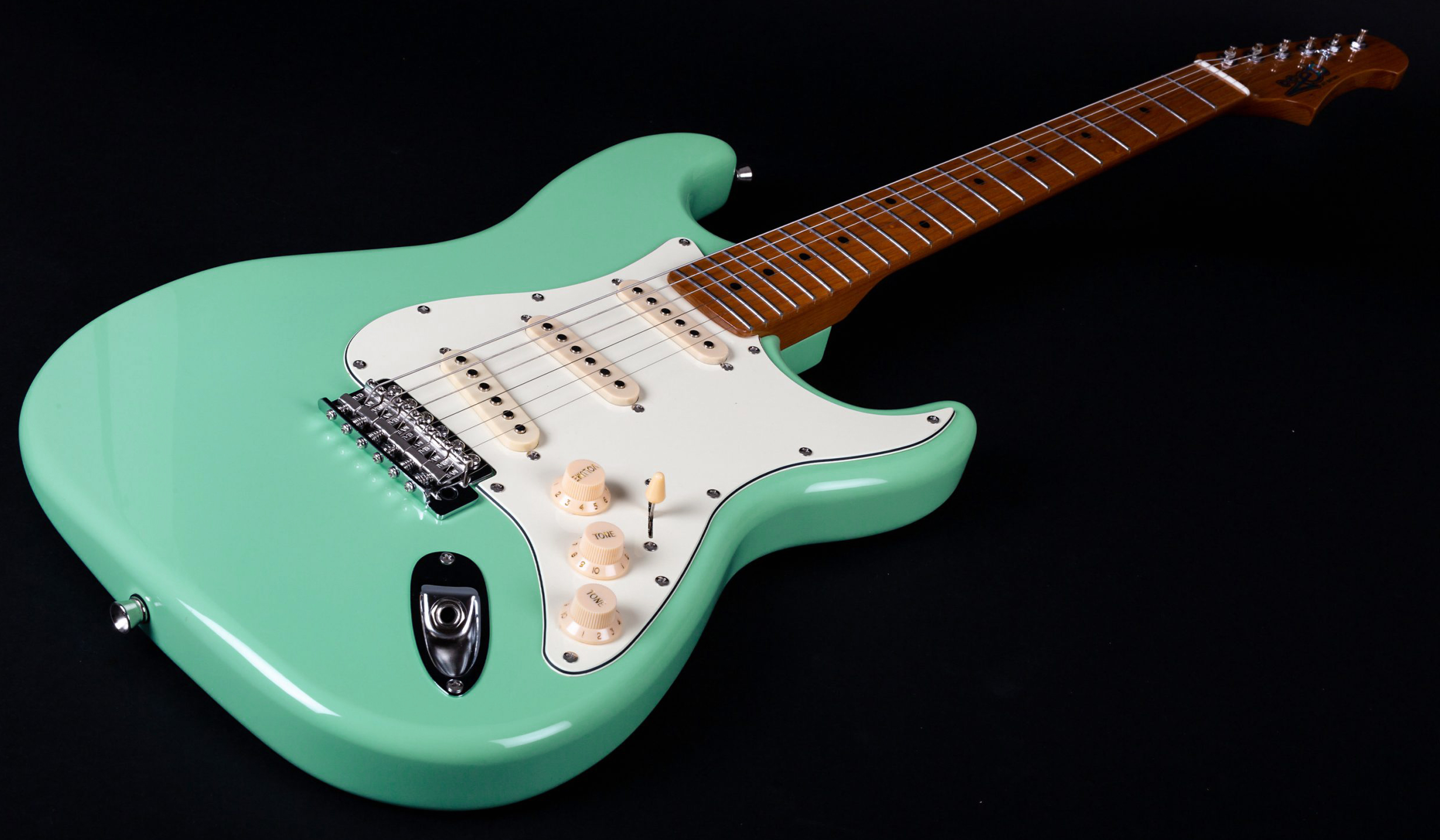 Jet Guitars Js300 Sfg Lh Gaucher  3s Trem Mn - Sea Foam Green - Guitarra eléctrica con forma de str. - Variation 2